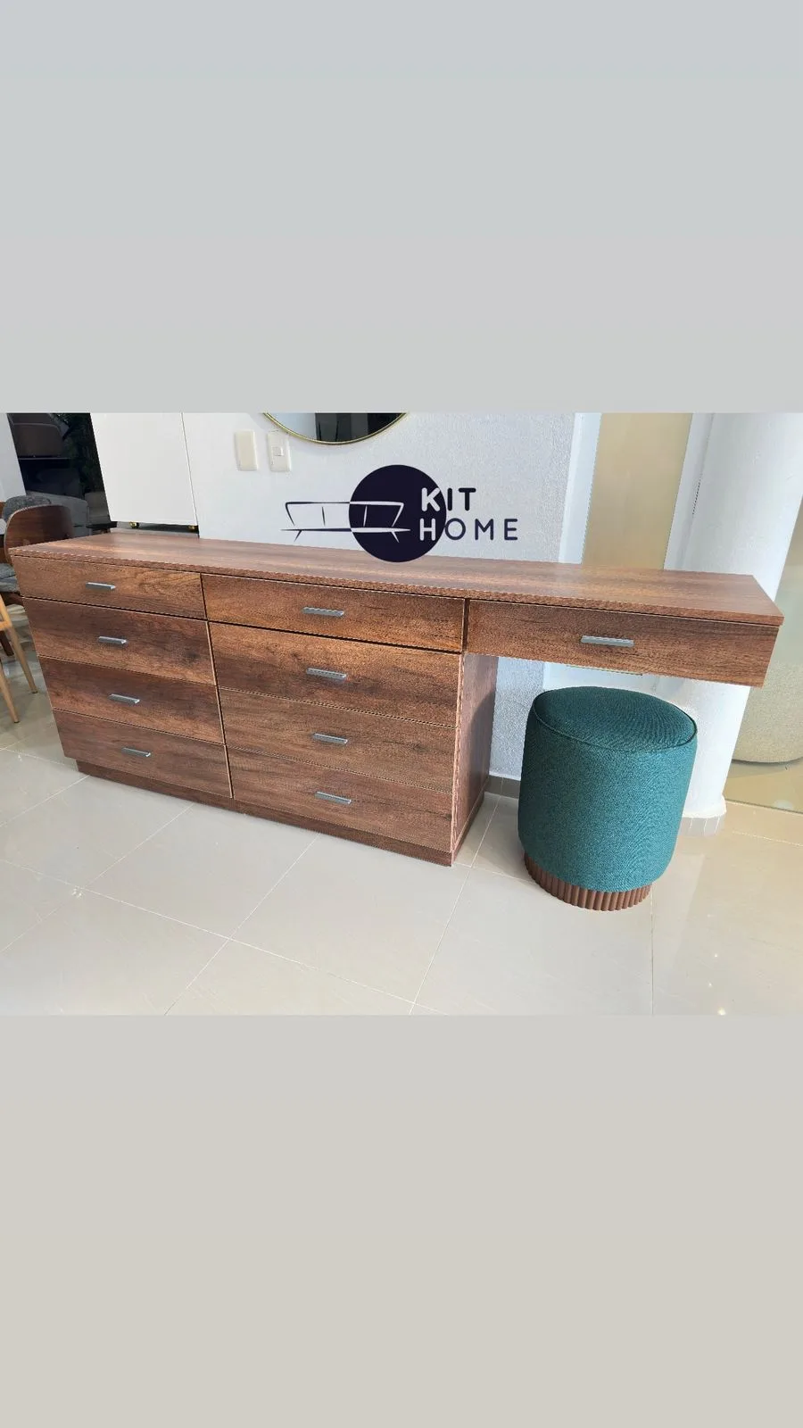 Gavetero + Vanity 60x25" Melamina Hidrofuga