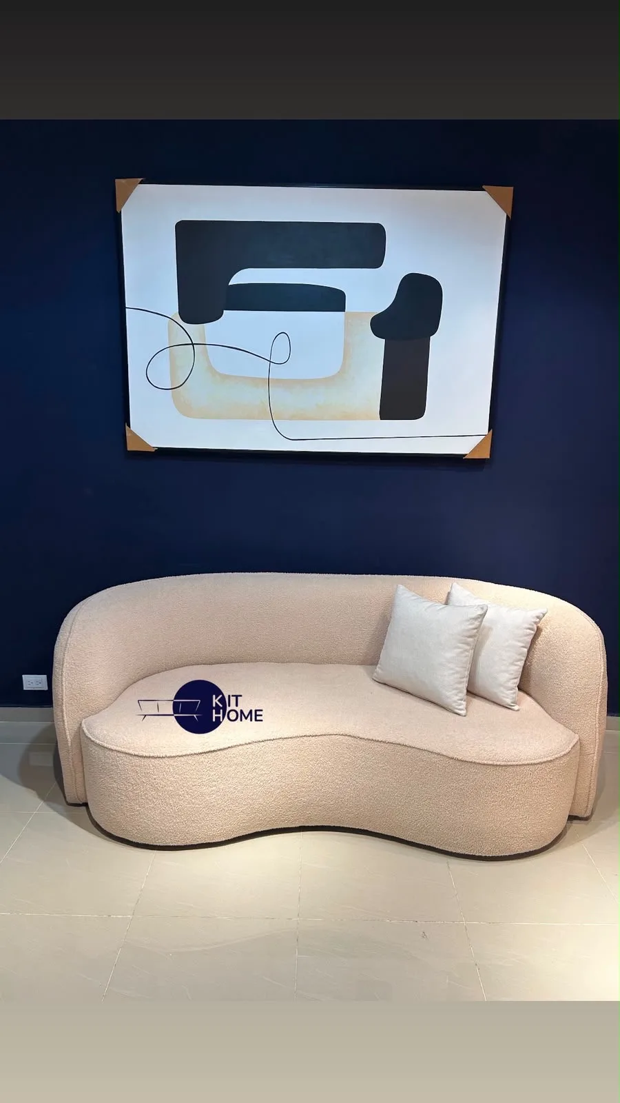 Sofa Curvo de 80"