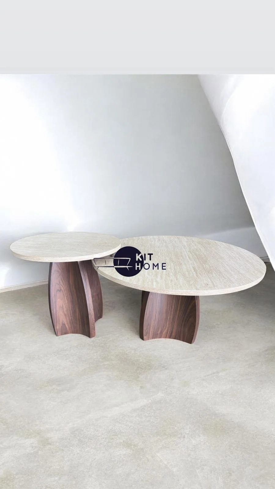 Set de Mesa de Centro tope Apariencia Mármol