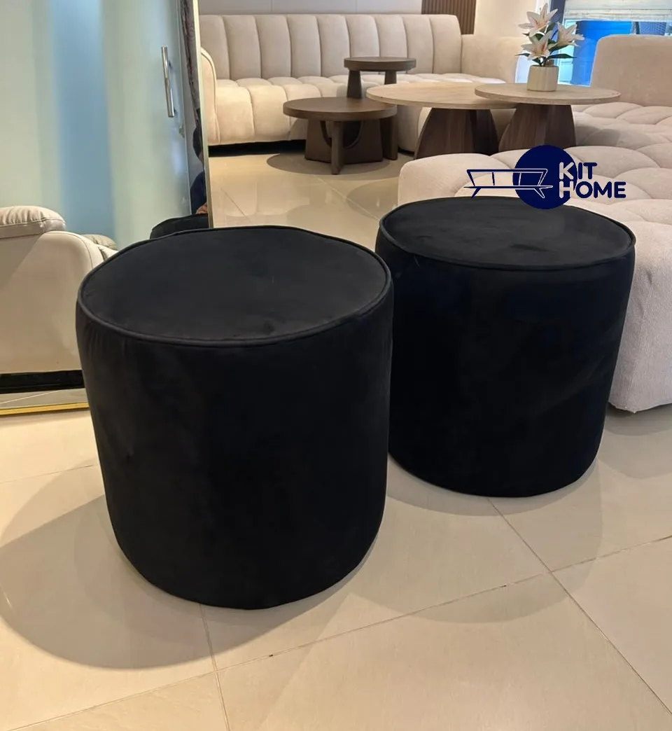 Set Ottomanes 17" x 17"
