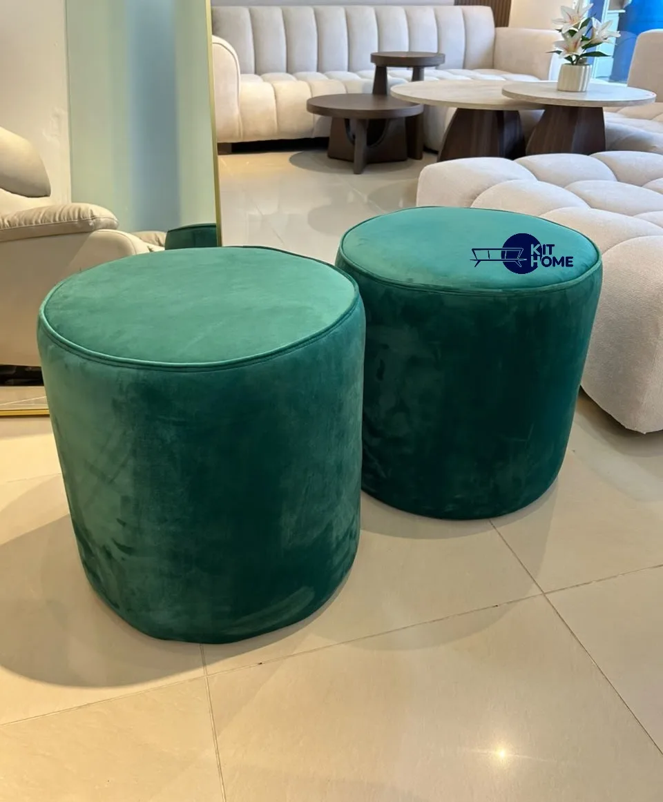 Set Ottomanes 17" x 17"